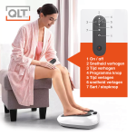 masajeador de pies mujer y instrucciones